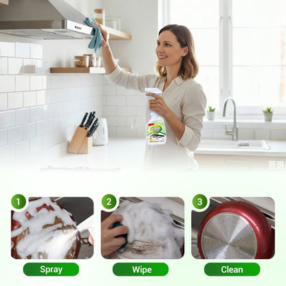 ✨ Köksavfettning Spray – Snabbverkande Fettborttagare för Ugn & Köksfläkt  中文：