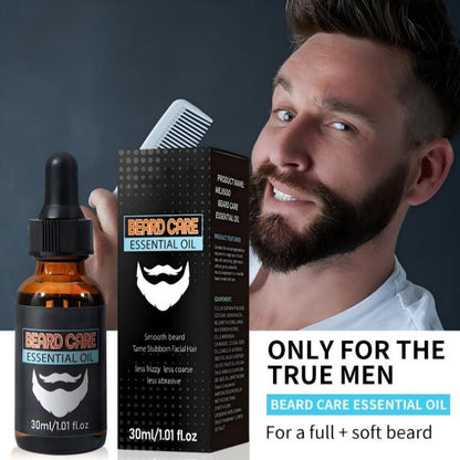 🔥 50 % RABATT NU! 🧔 Skäggolja – återfuktar, mjukar upp & hjälper till att hålla skägget snyggt
