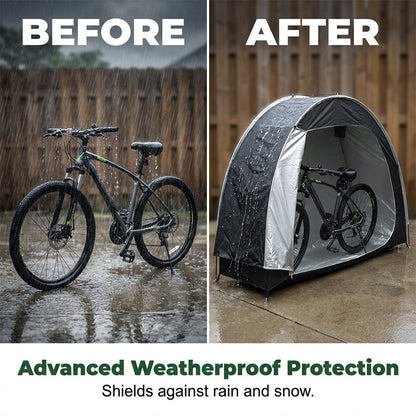 ⏳ Begränsad tid – 50 % RABATT! 🚲 Portabelt cykelskydd för utomhusbruk – skyddar din cykel mot regn, smuts och väder ☔