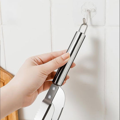 🔪 50 % RABATT NU! Multifunktionell fiskkniv i rostfritt stål – vasst blad, tandad rygg för enkel fjällborttagning och ergonomiskt handtag. Perfekt för att fjälla, rensa och filéa fisk 🐟✨