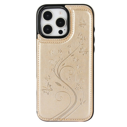 Elegant Floral Card Holder Phone Case