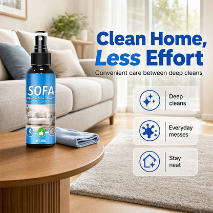 🧴 53% RABATT NU! Sköljfri tygrengöringsspray – för soffor, mattor och stoppade ytor – snabb, enkel & effektiv – perfekt för daglig uppfräschning 🛋️✨
