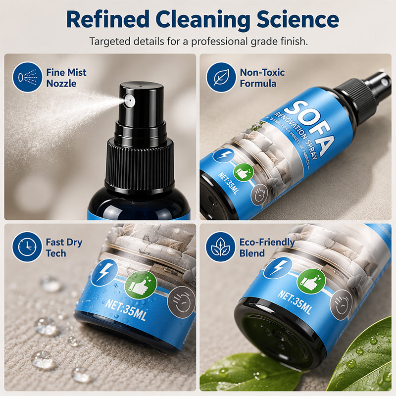 🧴 53% RABATT NU! Sköljfri tygrengöringsspray – för soffor, mattor och stoppade ytor – snabb, enkel & effektiv – perfekt för daglig uppfräschning 🛋️✨