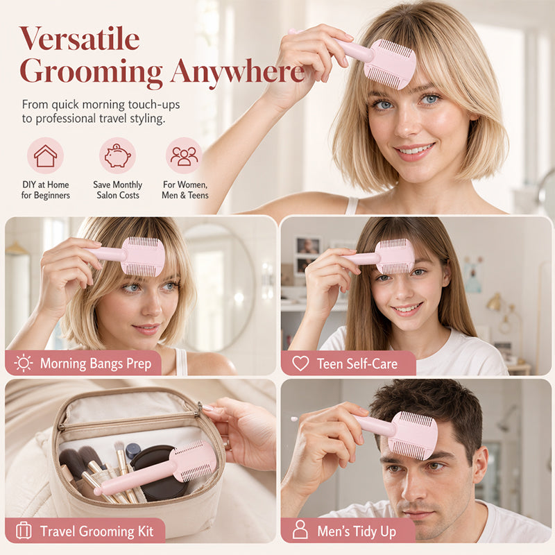 🎁 KÖP 1 FÅ 1 GRATIS!✂️ Justerbar urtunningskam för hemmabruk – trimma och forma håret enkelt hemma 💇