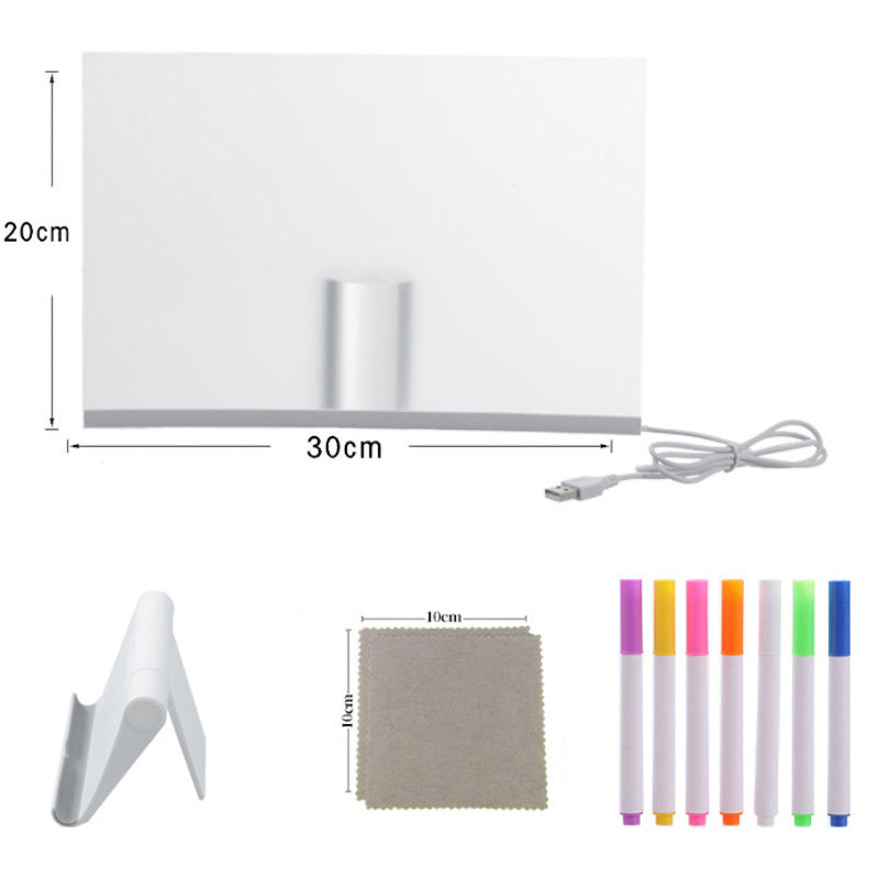 🔥50% RABATT på utvalda produkter🎉Barn DIY Belyst Raderbart Ritbräde Set