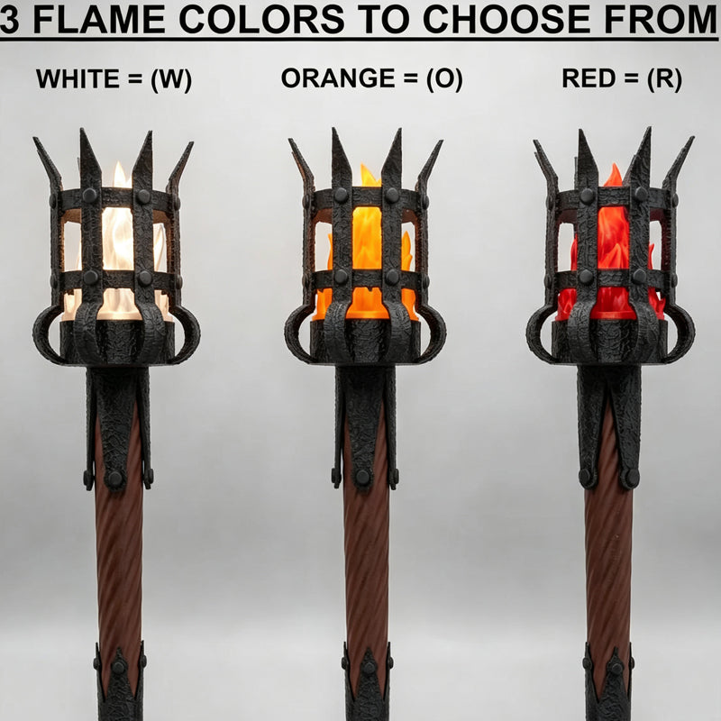 🔥 50 % RABATT NU! 🏰 Medeltida Väggfackla med Flammeffekt – Vintage Vägglampa som Skapar Magisk Atmosfär ✨