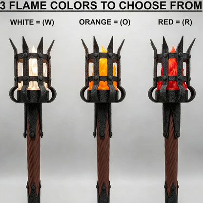 🔥 50 % RABATT NU! 🏰 Medeltida Väggfackla med Flammeffekt – Vintage Vägglampa som Skapar Magisk Atmosfär ✨