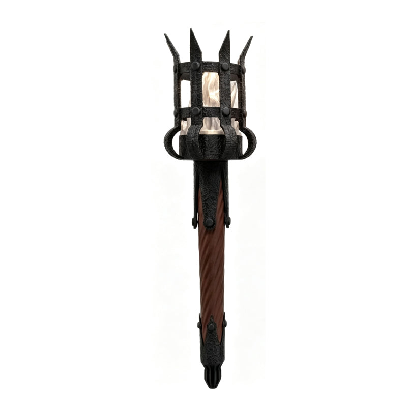 🔥 50 % RABATT NU! 🏰 Medeltida Väggfackla med Flammeffekt – Vintage Vägglampa som Skapar Magisk Atmosfär ✨