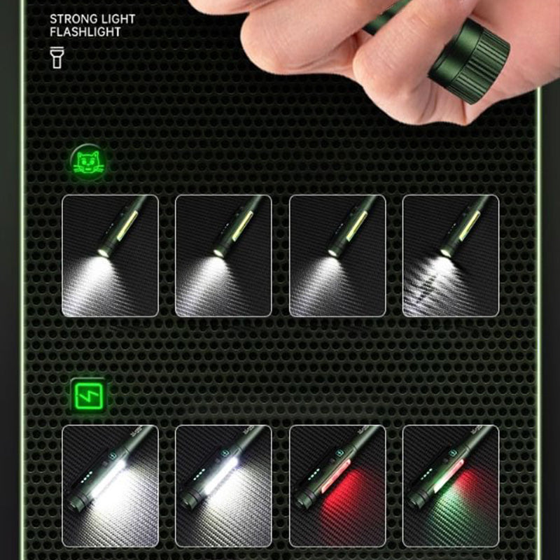 🛒 50 % RABATT NU! 🔦 Magnetisk pennlampa för handsfree-arbete – kompakt och kraftfull för garage, verkstad och bil 🛠️