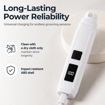 🐾 50% RABATT NU! Elektrisk kloslip för husdjur med LED‑display – tyst, precis & enkel att använda – perfekt för katter och hundar 🐶🐱✨