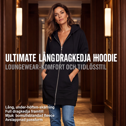 🔥✨Fleece-tröja med huva och dragkedja för kvinnor
