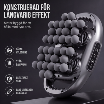 Massagepistol med flera huvuden för djupgående bindvävsmassage