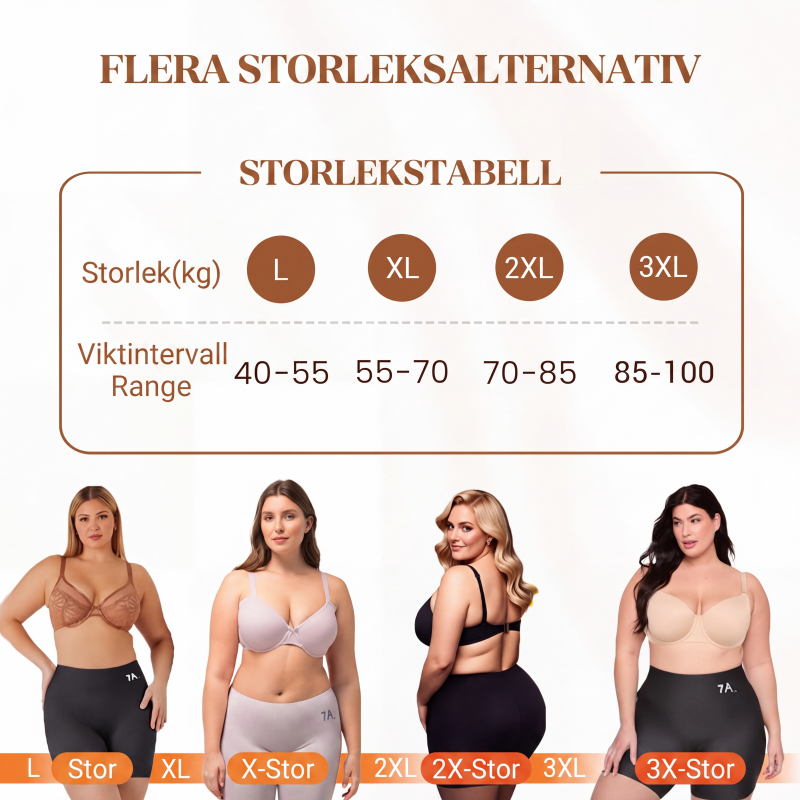 🔥Köp 1 få 1 gratis🔥Damunderbyxor med hög midja i is silke för magkontroll och rumplyft