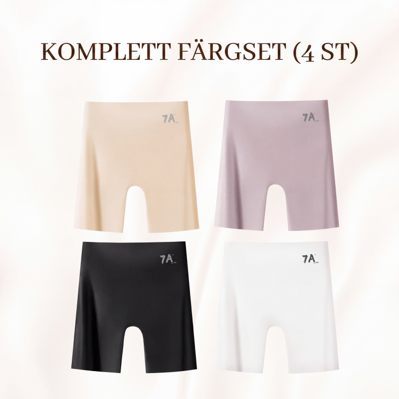 🔥Köp 1 få 1 gratis🔥Damunderbyxor med hög midja i is silke för magkontroll och rumplyft