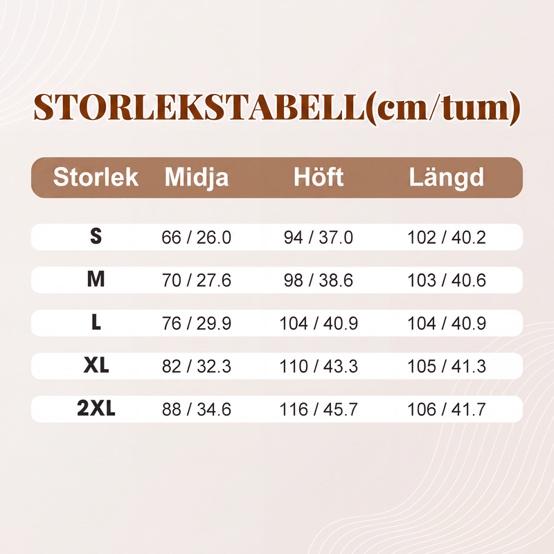 Högmidjade veckade vidbensbyxor för dam