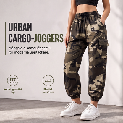 Kvinnors cargobyxor Lätta utomhusjoggers