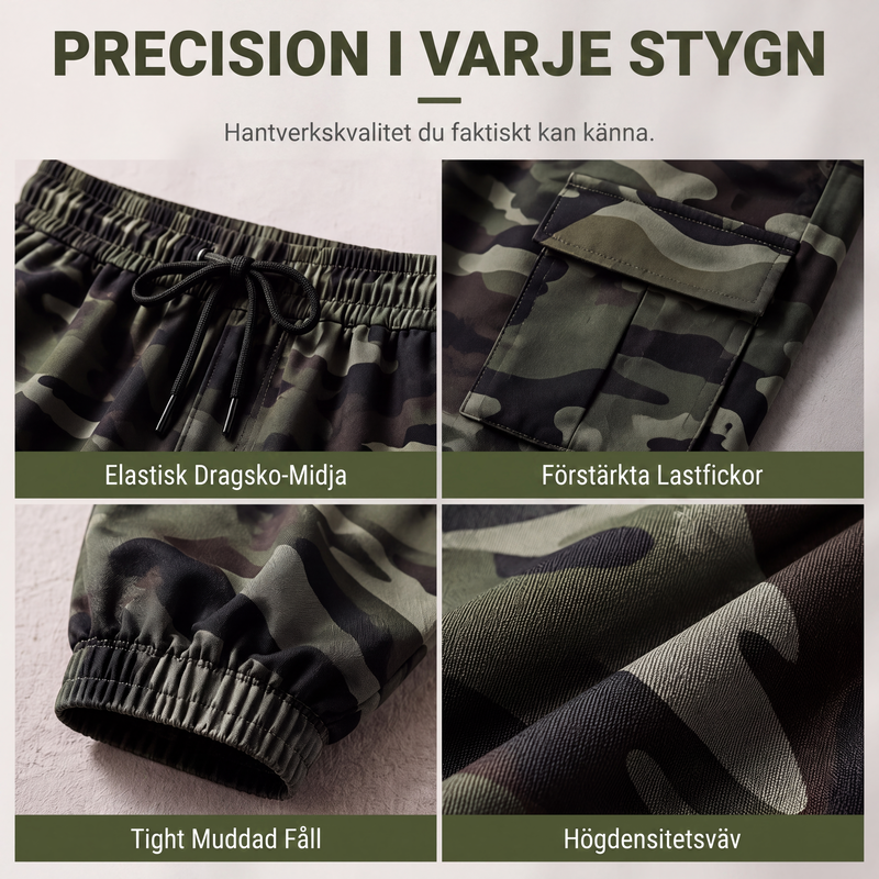 Kvinnors cargobyxor Lätta utomhusjoggers