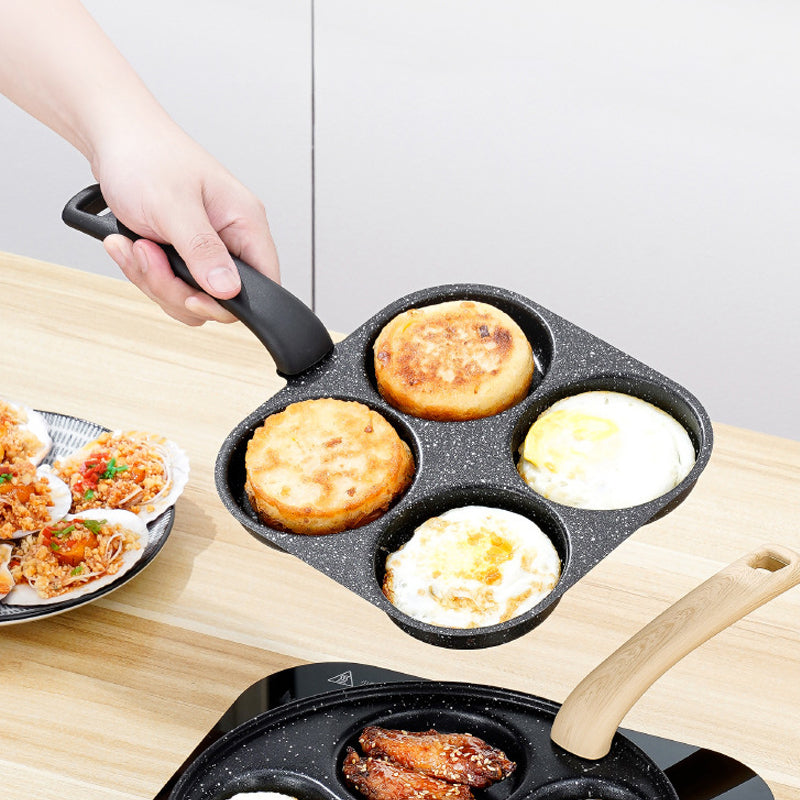 4-facks non-stick frukostpanna