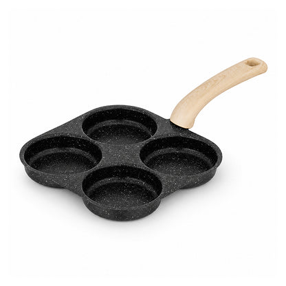 4-facks non-stick frukostpanna