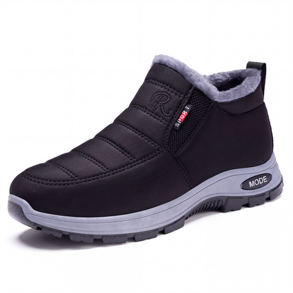 Vintervarma slip-on snöstövlar för män