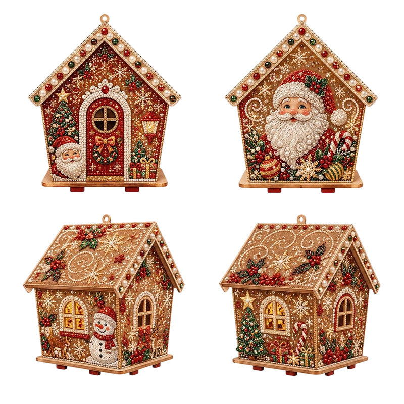 🎄 50 % RABATT! Skapa glittrande julkonst själv – 3D DIY-pärlkit för mysigt julpyssel och dekorativt resultat