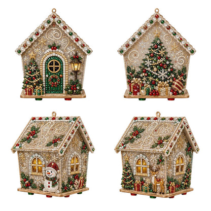 🎄 50 % RABATT! Skapa glittrande julkonst själv – 3D DIY-pärlkit för mysigt julpyssel och dekorativt resultat