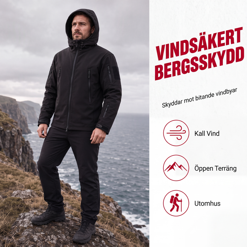 Bästsäljare🔥 | Herrarnas Vinterjacka – Vindtät, Varm och Vattentät Friluftsjacka