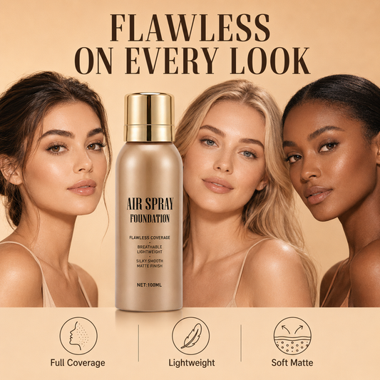 💄 50 % RABATT! Täck ärr, tatueringar och ojämn hudton – vattenfast air-spray foundation med matt och naturlig finish