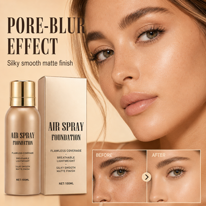 💄 50 % RABATT! Täck ärr, tatueringar och ojämn hudton – vattenfast air-spray foundation med matt och naturlig finish