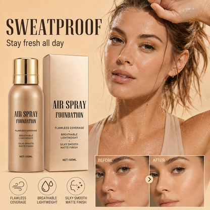 💄 50 % RABATT! Täck ärr, tatueringar och ojämn hudton – vattenfast air-spray foundation med matt och naturlig finish