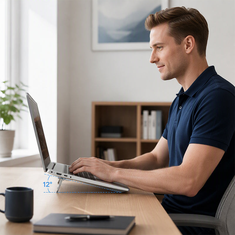 Portabelt kylande laptopställ