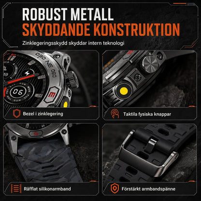 ⏳Tidsbegränsat erbjudande⏰Robust smartklocka med Bluetooth-samtal och hälsoövervakning