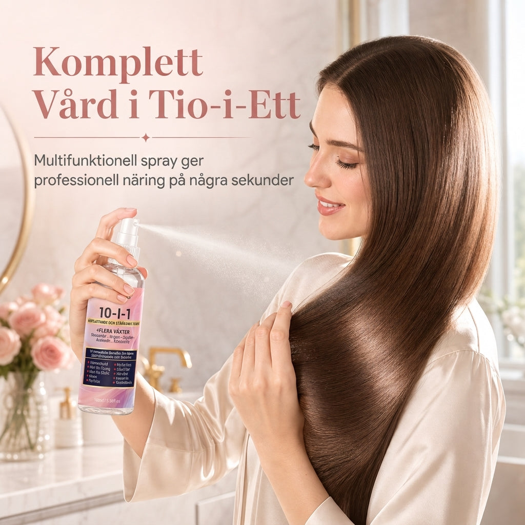 10-i-1 återfuktande leave-in balsamspray