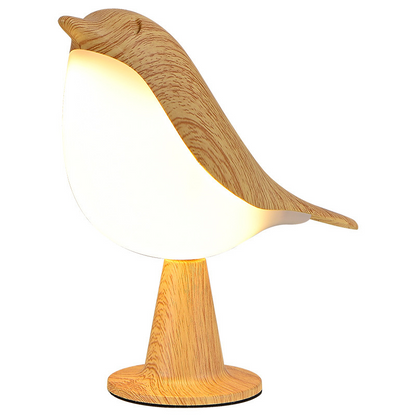 LED-bordslampa i fågeldesign med touchkontroll