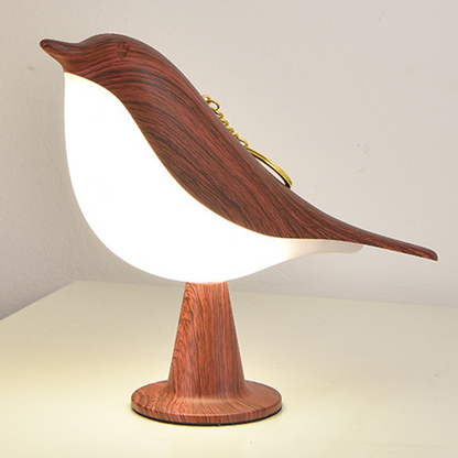 LED-bordslampa i fågeldesign med touchkontroll
