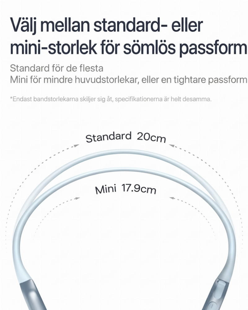 Högkvalitativa hörlurar - Öronöppna hörlurar med benteknik för benledning, svettbeständigt sportheadset för träning, djup basljud och smart mikrofon