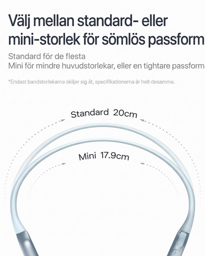 Högkvalitativa hörlurar - Öronöppna hörlurar med benteknik för benledning, svettbeständigt sportheadset för träning, djup basljud och smart mikrofon