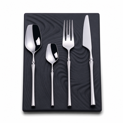 🍴 Bestickset i rostfritt stål – 24 delar