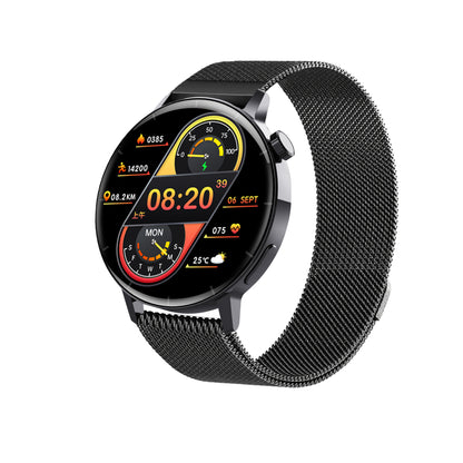 ✨⌚50 % RABATT | Ultratunn Smartklocka för Herr – Bluetooth-samtal, 50+ Sportlägen & IP68 Vattentålig